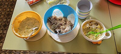 Radlfahren und Grillen der Naturfreunde