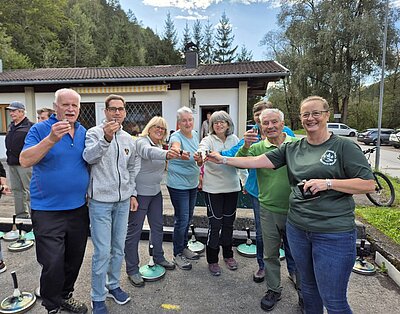 Asphaltschießen der Naturfreunde in der Pfister