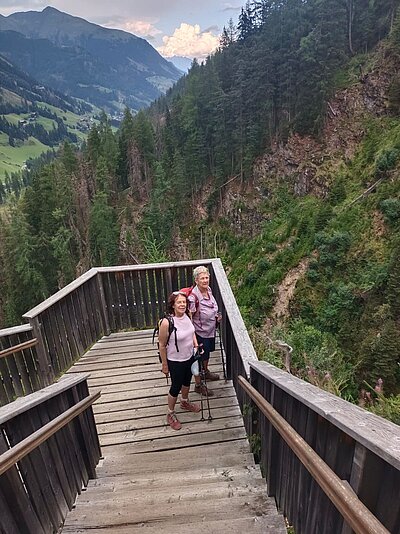 Randwanderung der Naturfreunde - HIRSCHBÜHEL-BLINDISALM-ALPE STALLE