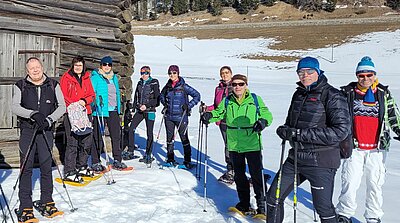 Schneeschuhwanderung der Naturfreunde in Obertilliach