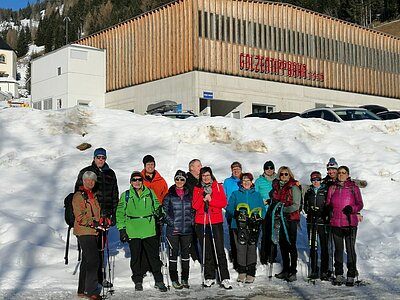 Schneeschuhwanderung der Naturfreunde in Obertilliach