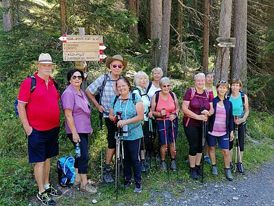 14. Seniorenwanderung der Naturfreunde 2022 - Jägerhütte Vierschach