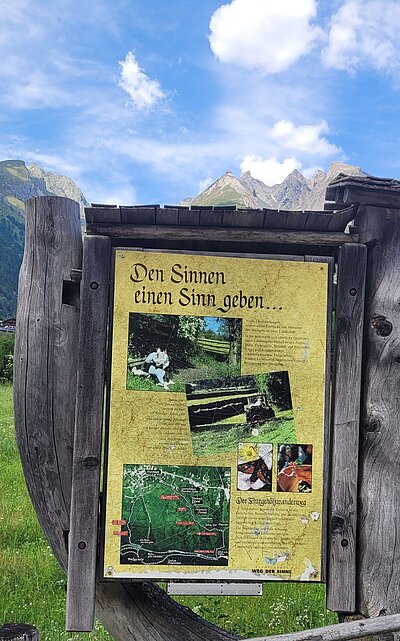 Wanderung der Naturfreunde - Weg der Sinne Virgen