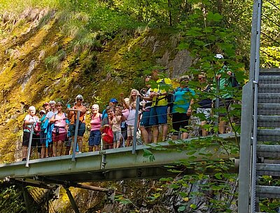 Naturfreunde-Ausflug zur Barbarossaschlucht Mühldorf