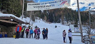 Rodeln der Naturfreunde - Würfelehütte