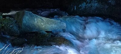 16. Seniorenwanderung der Naturfreunde 2022 - Groppensteinschlucht Obervellach bei Nacht