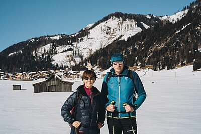 Schneeschuhwanderung der Naturfreunde in Obertilliach