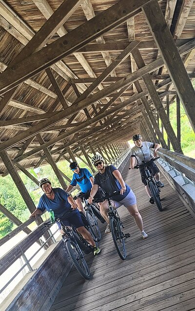Bus-Rad-Ausflug der Naturfreunde - Murradweg