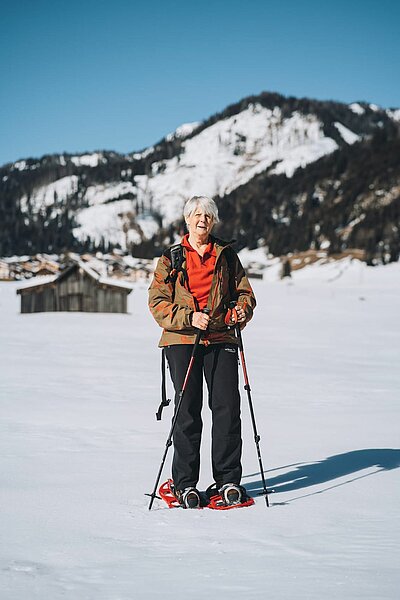 Schneeschuhwanderung der Naturfreunde in Obertilliach