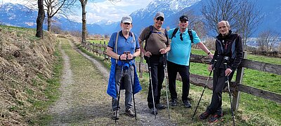 1. Seniorenwanderung der Naturfreunde - Frühlingswanderung Thurn