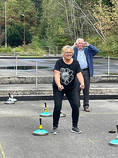 Asphaltschießen der Naturfreunde in der Pfister