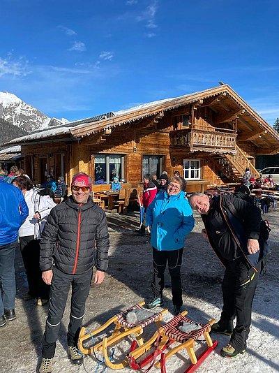 Rodeln der Naturfreunde 2022 - Würfelehütte