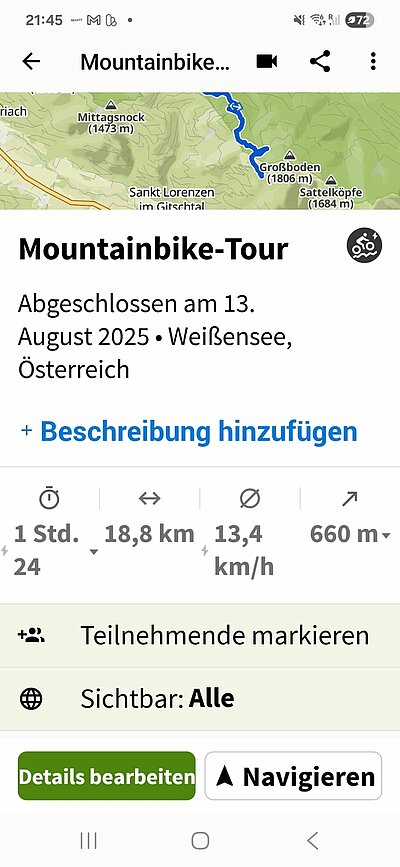 Wanderung der Naturfreunde - Kohlröslhütte 1534m