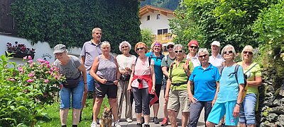 Wanderung der Naturfreunde - Weg der Sinne Virgen