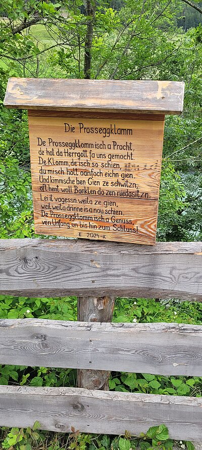Wanderung der Naturfreunde - Prosseggklamm Matrei