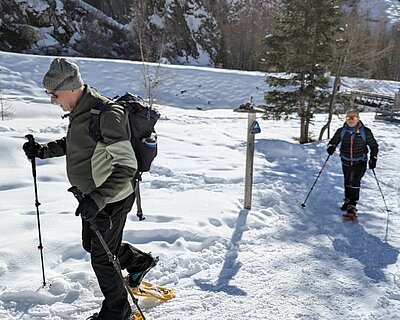 Schneeschuhwanderung der Naturfreunde in Kals