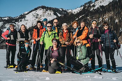 Schneeschuhwanderung der Naturfreunde in Obertilliach