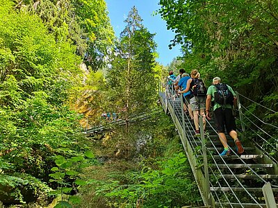 Naturfreunde-Ausflug zur Barbarossaschlucht Mühldorf