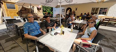 Ausflug der Naturfreunde - Radlfahren und Grillen in der Pfister