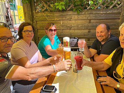 Bus-Rad-Ausflug der Naturfreunde - Murradweg