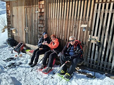 Schneeschuhwanderung der Naturfreunde in Kals