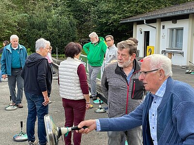 Asphaltschießen der Naturfreunde in der Pfister