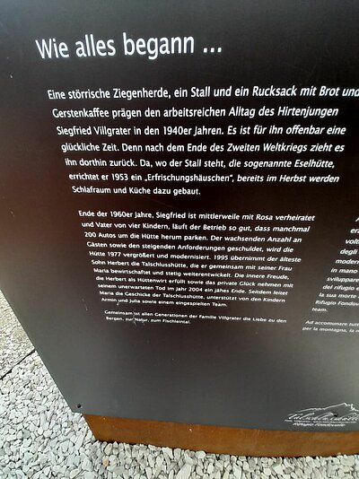 Wanderung der Naturfreunde - Talschlusshütte im Fischleintal