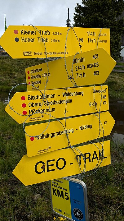 Wanderung der Naturfreunde - Zollnerseehütte - See - Kleiner Trieb