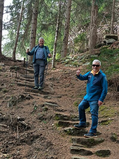 Wanderung der Naturfreunde - Zick Zack Steig