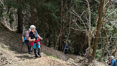 Wanderung der Naturfreunde - Zick Zack Steig