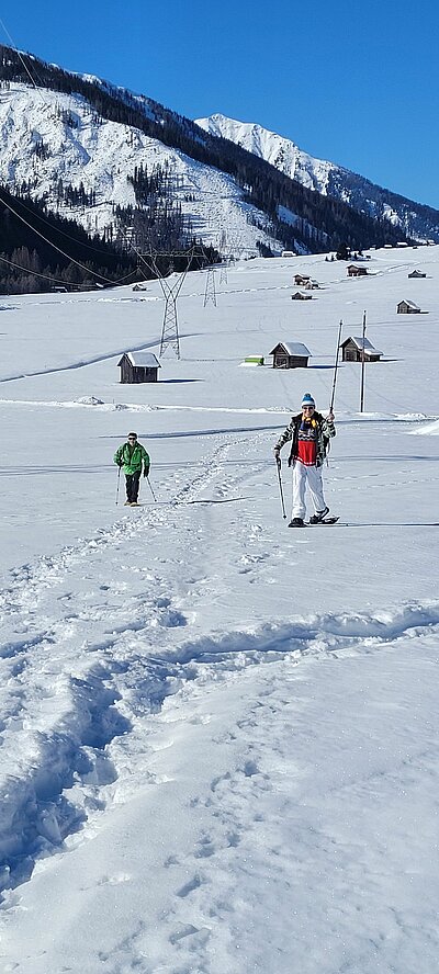 Schneeschuhwanderung der Naturfreunde in Obertilliach