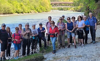 Wanderung der Naturfreunde - Iseltrail 1 (Pfister bis Glanzer Brücke)