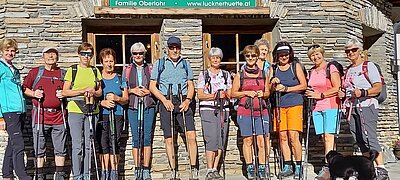 15. Seniorenwanderung der Naturfreunde 2022 - Luckner- und Stüdlhütte