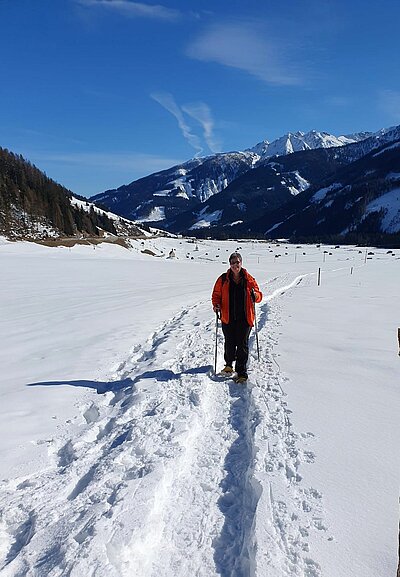 Schneeschuhwanderung der Naturfreunde in Obertilliach