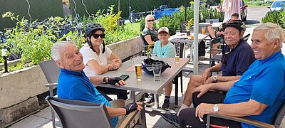 Ausflug der Naturfreunde - Radlfahren und Grillen in der Pfister