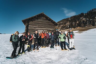 Schneeschuhwanderung der Naturfreunde in Obertilliach