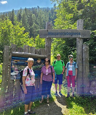 Sonntagsausflug der Naturfreunde - Wassererlebnisweg St. Jakob