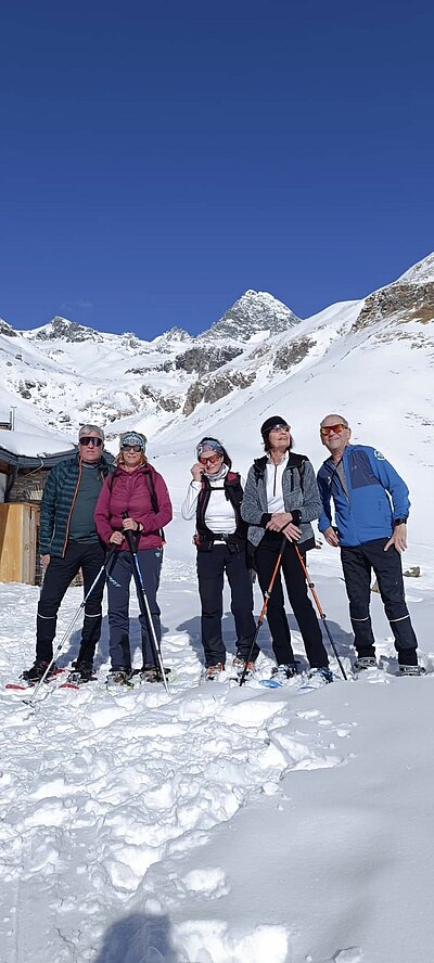 Schneeschuhwanderung der Naturfreunde in Kals