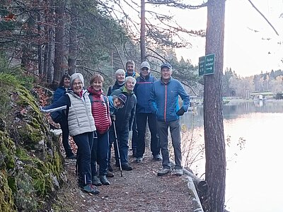 Wanderung der Naturfreunde - Tristachersee und Alter See Runde