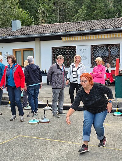 Asphaltschießen der Naturfreunde in der Pfister