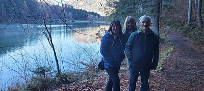 Wanderung der Naturfreunde - Tristachersee und Alter See Runde