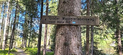 Wanderung der Naturfreunde - Wassererlebnisweg St. Jakob i.Def.