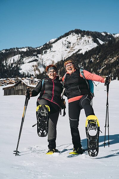 Schneeschuhwanderung der Naturfreunde in Obertilliach