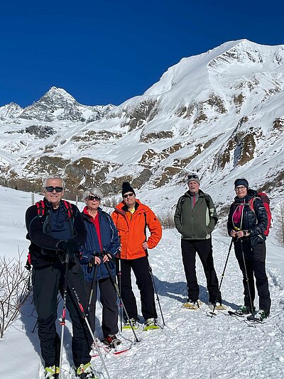 Schneeschuhwanderung der Naturfreunde in Kals