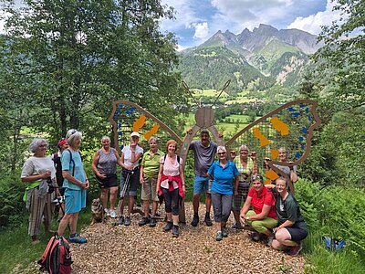Wanderung der Naturfreunde - Weg der Sinne Virgen