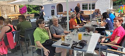 Radlfahren und Grillen der Naturfreunde in der Pfister