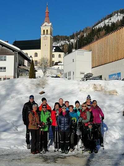 Schneeschuhwanderung der Naturfreunde in Obertilliach