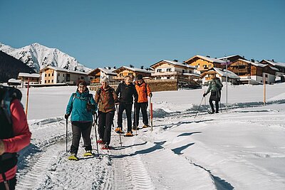 Schneeschuhwanderung der Naturfreunde in Obertilliach