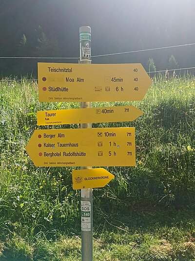 Wanderung der Naturfreunde - Kalser Tauernhaus