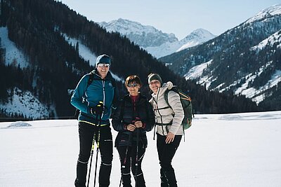 Schneeschuhwanderung der Naturfreunde in Obertilliach